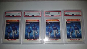 1991 SCORE #417 NOLAN RYAN HIGHLIGHT 300 CAREER VICTORIES CARD GRADED PSA 9 MINT - Picture 1 of 3
