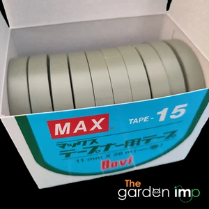 MAX Tapener Tape Tying Machine No 15 Green Rolls Original 26m Vine Plant Support - Picture 1 of 14