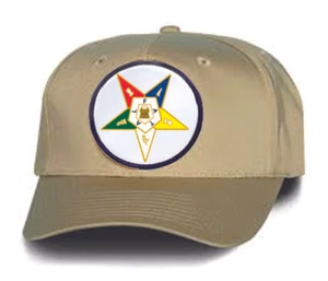 Eastern Star Cap in Khaki mit Logo Patch (OES-CAP-K) - Bild 1 von 1