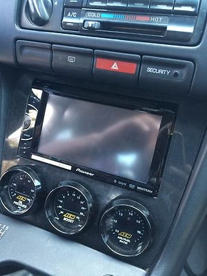 240sx Gauge Dash Finisher for Nissan s14 95-98 Aftermarket Interior Radio Bezel - Image 1 of 4