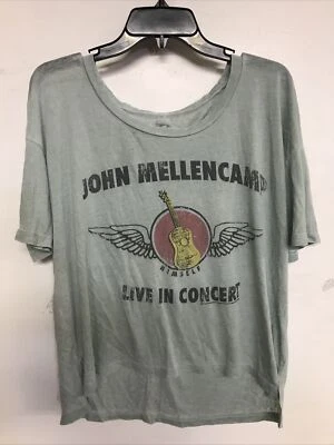 Camisa para mujer TRUNK LTD azul claro John Mellen campamento concierto en vivo talla x pequeña Foto 1 de 4