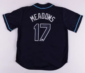 Austin Meadows Signed Tampa Bay Jersey (JSA COA) Rays 2019 All Star Outfielder - Picture 1 of 6