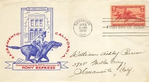 894 3c PONY EXPRESS - 1. Ralph Siegel - Bild 1 von 1