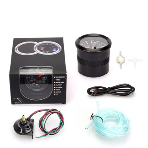 2" 52mm Digital & Pointer 7 Color Car Turbo Boost Meter Psi Pressure Gauge - Picture 1 of 10