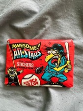 (1) 1989 Leaf Awesome All-Stars Sealed Sticker Trading Card Pack