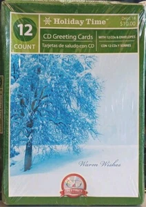 Holiday Time CD Grußkarten 12 Stück CDs und Umschläge 16 Lieder versiegelt Neu im Karton - Bild 1 von 2
