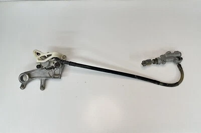 2004 HONDA CRF250R / 02 03 04 CR125R CR250R REAR BRAKE MASTER CYLINDER & CALIPER - Image 1 of 4