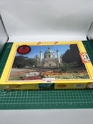 EDUCA 1500 Piece Jigsaw Puzzle, Karlskirche, Vienna with Fix-Puzzle NEW & SEALED - Image 1 of 4