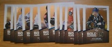 DEL 2017/18 Bold Numbers Special Cards Set of 14 Cards Complete!