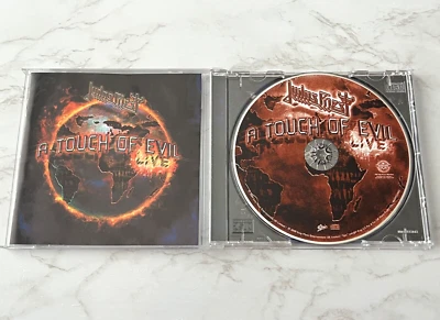 Judas Priest A Touch Of Evil Live CD ORIG. 2009 Epic Rob Halford, Painkiller OOP Foto 1 de 4