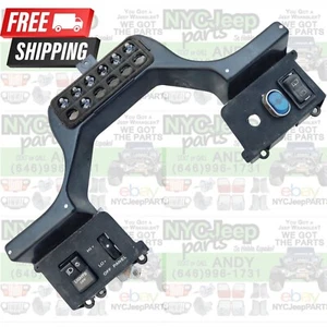 87-91 Jeep YJ Wrangler Dash Indicator Bezel Dimmer Head Light Switch Rear Wiper - Picture 1 of 24