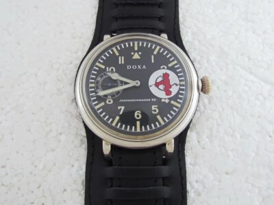 Doxa Laco Aviator 5 Staffel JG 52 Luftwaffe WWII Vintage 1939-1945 Swiss Watch - Image 1 of 4