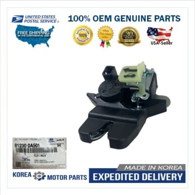 PESTILLO TAPA MALETERO ORIGINAL✅ PARA HYUNDAI GENESIS CUPÉ 09-16, SONATA # 81230-0A501 Foto 1 de 4