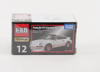 TOMY Takara Premium N.12 Porsche 911 Carrera Rs 2.7 Giapponese 1/61 Nuovo IN - Immagine 1 di 4