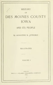 1915 DES MOINES County Iowa IA, History and Genealogy Ancestry Family DVD B38 - Picture 1 of 2