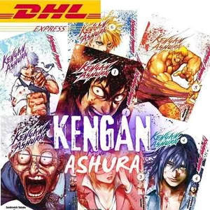 Kengan Ashura Manga English Vol 1-7 Full Set Comic Books New Sandrovich Yabako - Picture 1 of 8