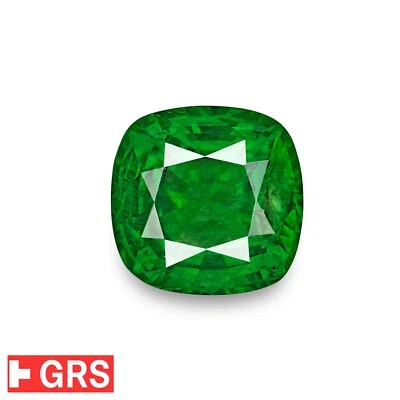 GRS Certified KENYA Tsavorite Garnet 2.06 Ct. Natural Untreated GRASS GREEN - Image 1 of 4