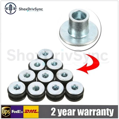 10Pcs For Honda Yamaha Suzuki Kawasaki Fairing Motorcycle Rubber Grommets Bolt - Image 1 of 4