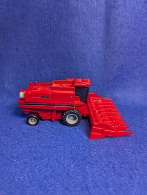 Vintage 1/64 Case International 1660 Axial Flow Combine With Corn Head - Image 1 of 4
