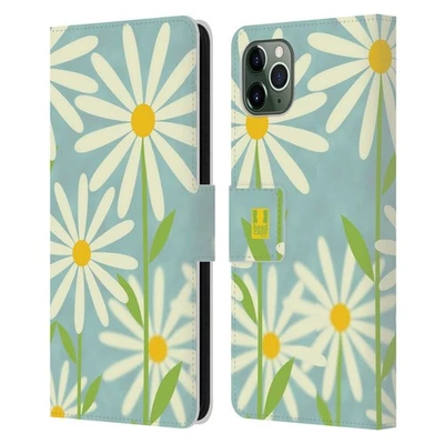 HEAD CASE DESIGNS ROMANTIC FLOWERS LEATHER BOOK CASE FOR APPLE iPHONE PHONES - Image 1 of 4