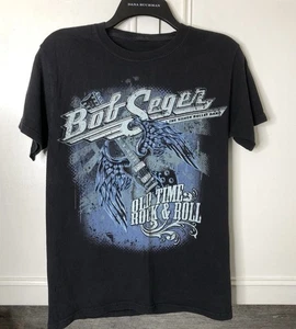 Bob Seger & The Silver Bullet Band 2011 Tour Algodón Negro Talla S - Imagen 1 de 4