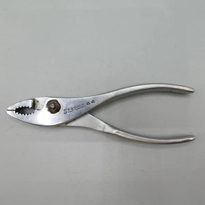 Vintage Snap-on 44 Slip Joint Pliers USA Chrome Tool Collectible Hand Tool Rare - Picture 1 of 7