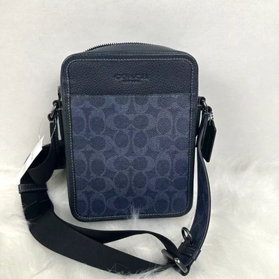 Bolso Bandolera Coach Sullivan en Lona Signature Denim/Azul Marino Medianoche CAT78 NUEVO CON ETIQUETAS Foto 1 de 4