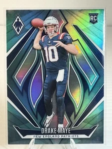 2024 Panini Phoenix Drake Maye RC #179 Teal Prizm SSP #'ed 17/28 Patriots - Bild 1 von 2