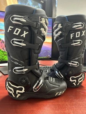 BOTAS FOX INSTINCT MX PARA HOMBRE TALLA 9.5 NEGRAS LIMPIAS MOTOCROSS TODOTERRENO EQUIPO DE CONDUCCIÓN Foto 1 de 4