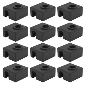 12Pcs Block Silicone Sock Heater Heater Block Cover Heating Aluminium Cap 280 - Picture 1 of 19
