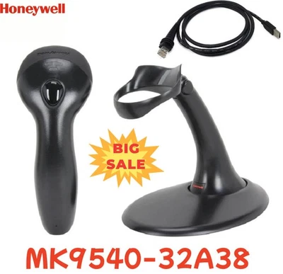 Honeywell Voyager MK9540-32A38 Handheld Barcode Scanner Reader & USB Cable Stand - Image 1 of 4