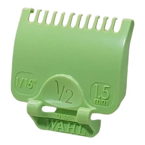 Protector de peine guía cortapelos Wahl Color Pro #1/2 1/16 pulgada 1,5 mm se adapta a la mayoría de las opciones - Imagen 1 de 5
