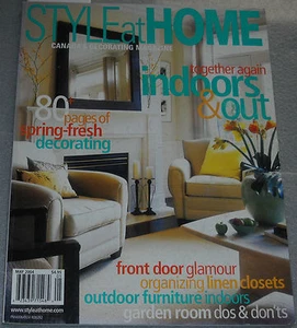 Revista Style at Home mayo de 2004 Juntos de nuevo por dentro y por fuera - Imagen 1 de 12