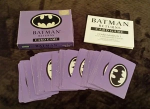 Batman Returns Card Game RARE OOP movie licensed 3-In-1 penguin Parker Brothers - Picture 1 of 1