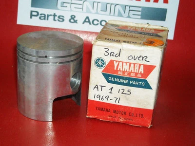 NEW Genuine YAMAHA AT1 CT1 PISTON 3RD OVER 0.75 MM 248-11637-01-00 NOS Foto 1 de 2