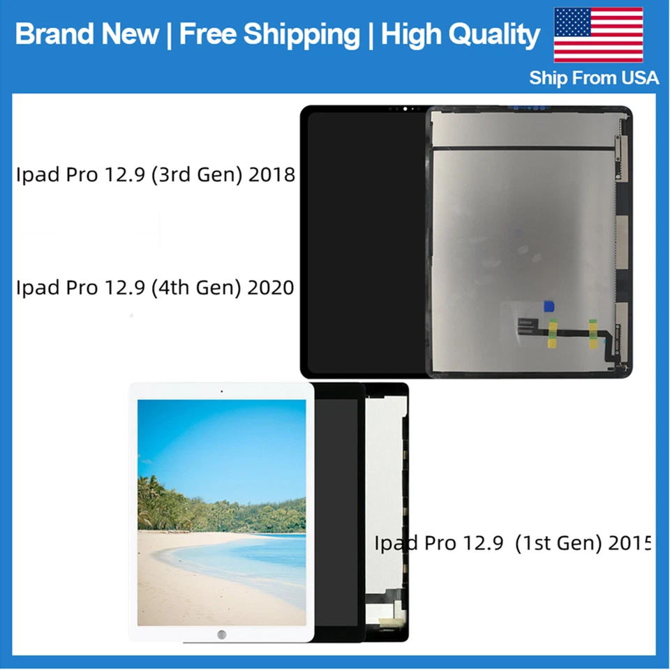 Замена для iPad Pro 12,9 1-й 3-й 4-й ЖК-дисплей сенсорный экран цифровой планшет - Изображение 1 из 1
