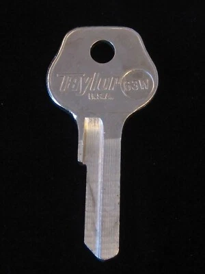 63 Вт MERCEDES BENZ багажник двери ключ пустой 1960-1968 230SL 250SL 280SL W113 W111 - Изображение 1 из 4