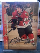 2007-08 Upper Deck 5X7 Young Guns Patrick Kane Autographed JSA Certified