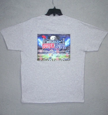 Camiseta SCJAAF 2019 juvenil grande gris gráfico cargadores Pee Wee campeones de fútbol adolescente Foto 1 de 4