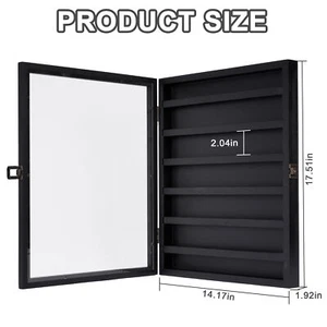 Wandvitrine Sammlervitrine Hängevitrine Sammel Deko Sammler Vitrine UV-schützt - Bild 1 von 10