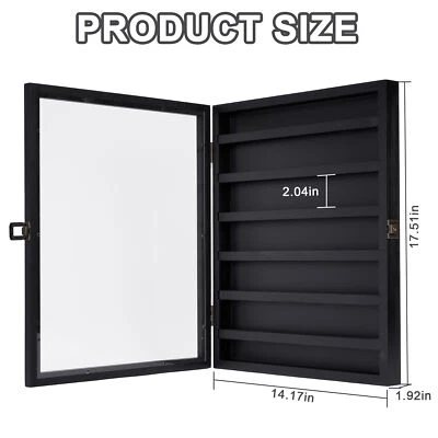 Wandvitrine Sammlervitrine Hängevitrine Sammel Deko Sammler Vitrine UV-schützt - Bild 1 von 4