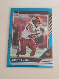 2023 Panini Donruss Optic Austin Ekeler Aqua Prizm /299 - Picture 1 of 2