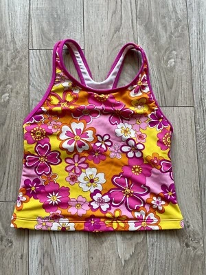 Camiseta Tankini SPEEDO Niñas Talla 12 Rosa Floral Foto 1 de 4