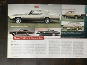 Ford Concept Cars 1968 4 páginas color original artículo 324 - Imagen 1 de 2