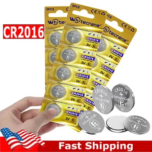 Whitecrane CR2016 Lot Of 5/10/15/25x Lithium Battery 3V Remote Button Cell Watch - Picture 1 of 17