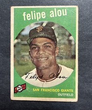 1959 Topps Felipe Alou #102 Rookie RC