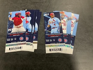 Talón de boleto Cardinals 2019 27/09/19-28/9/19 vs Cubs - Imagen 1 de 1