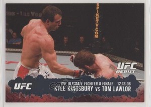 2009 Topps UFC Round 2 UFC Debut Kyle Kingsbury Tom Lawlor vs #139 Rookie RC