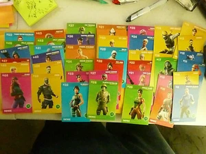 SET COMPLETO NON COMUNE 50 CARTE 2020 FORTNITE SERIE 2 VEDI FOTO L@@K A - Foto 1 di 3