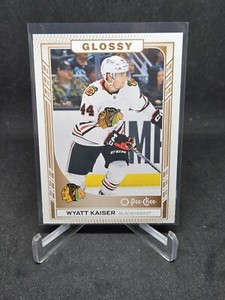 2023-24 UD Upper Deck Series 1 OPC Glossy R-19 Wyatt Kaiser - Chicago Blackhawks